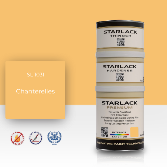 STARLACK SL 1031 CHANTERELLES İPEK MAT BOYA 1,5 LT STARLACK SL 1031 CHANTERELLES İPEK MAT BOYA 1,5 LT