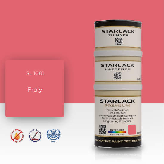STARLACK SL 1081 FROLY İPEK MAT BOYA 1,5 LT STARLACK SL 1081 FROLY İPEK MAT BOYA 1,5 LT