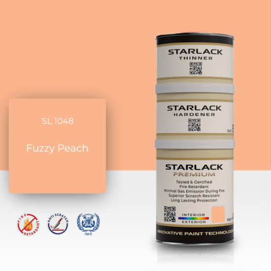 STARLACK SL 1048 FUZZY PEACH İPEK MAT BOYA 1,5 LT STARLACK SL 1048 FUZZY PEACH İPEK MAT BOYA 1,5 LT