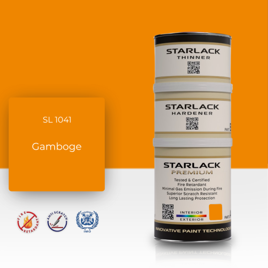 STARLACK SL 1041 GAMBOGE İPEK MAT BOYA 1,5 LT STARLACK SL 1041 GAMBOGE İPEK MAT BOYA 1,5 LT