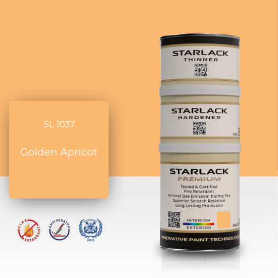 STARLACK SL 1037 GOLDEN APRİCOT İPEK MAT BOYA 1,5 LT STARLACK SL 1037 GOLDEN APRİCOT İPEK MAT BOYA 1,5 LT