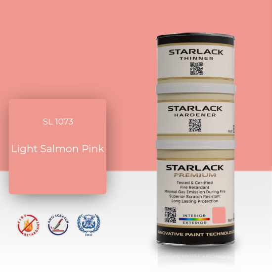 STARLACK SL 1073 LİGHT SALMON PİNK İPEK MAT BOYA 1,5 LT STARLACK SL 1073 LİGHT SALMON PİNK İPEK MAT BOYA 1,5 LT