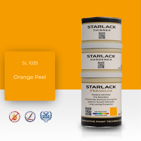 STARLACK SL 1035 ORANGE PEEL İPEK MAT BOYA 1,5 LT STARLACK SL 1035 ORANGE PEEL İPEK MAT BOYA 1,5 LT
