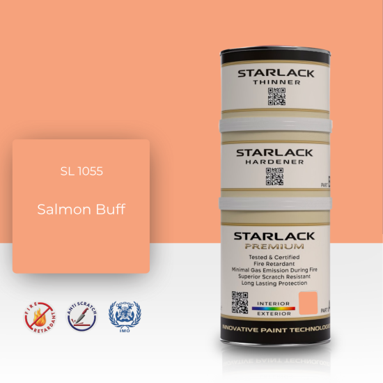 STARLACK SL 1055 SALMON BUFF İPEK MAT BOYA 1,5 LT STARLACK SL 1055 SALMON BUFF İPEK MAT BOYA 1,5 LT