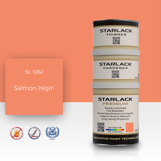 STARLACK SL 1062 SALMON NİGİRİ İPEK MAT BOYA 1,5 LT STARLACK SL 1062 SALMON NİGİRİ İPEK MAT BOYA 1,5 LT