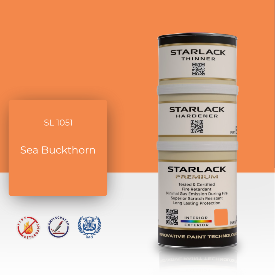 STARLACK SL 1051 SEA BUCKTHORN İPEK MAT BOYA 1,5 LT STARLACK SL 1051 SEA BUCKTHORN İPEK MAT BOYA 1,5 LT