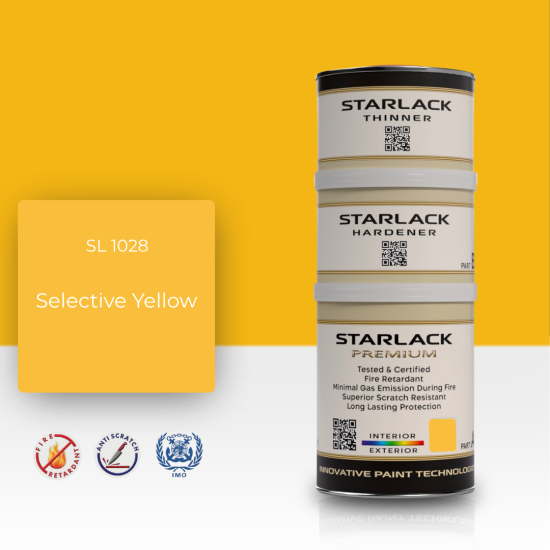 STARLACK SL 1028 SELECTİVE YELLOW İPEK MAT BOYA 1,5 LT STARLACK SL 1028 SELECTİVE YELLOW İPEK MAT BOYA 1,5 LT