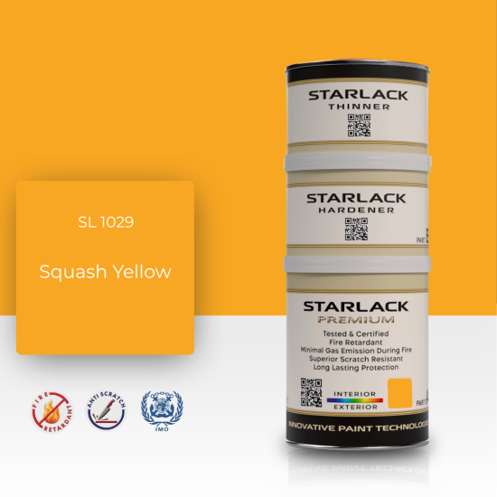 STARLACK SL 1029 SQUASH YELLOW İPEK MAT BOYA 1,5 LT STARLACK SL 1029 SQUASH YELLOW İPEK MAT BOYA 1,5 LT