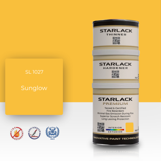 STARLACK SL 1027 SUNGLOW İPEK MAT BOYA 1,5 LT STARLACK SL 1027 SUNGLOW İPEK MAT BOYA 1,5 LT