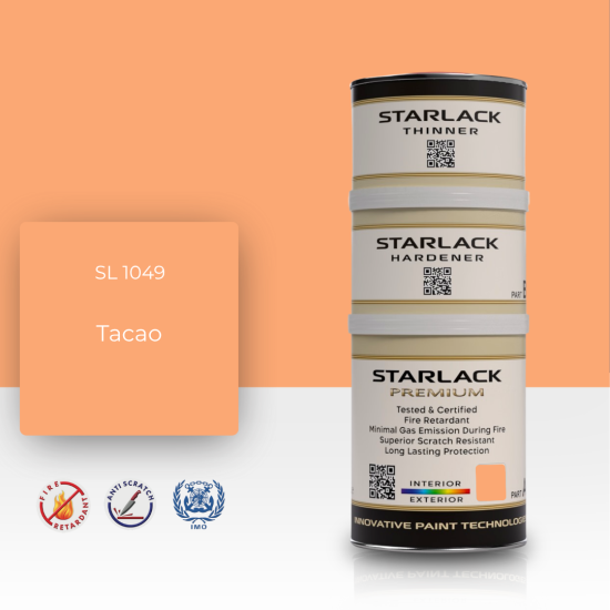 STARLACK SL 1049 TACAO İPEK MAT BOYA 1,5 LT STARLACK SL 1049 TACAO İPEK MAT BOYA 1,5 LT