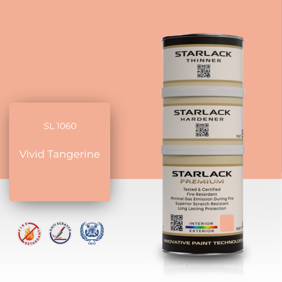 STARLACK SL 1060 VİVİD TANGERİNE İPEK MAT BOYA 1,5 LT STARLACK SL 1060 VİVİD TANGERİNE İPEK MAT BOYA 1,5 LT