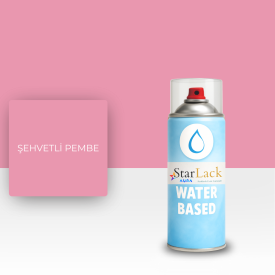 STARLACK AURA ŞEHVETLİ PEMBE SPREY BOYA 400 ML STARLACK AURA ŞEHVETLİ PEMBE SPREY BOYA 400 ML