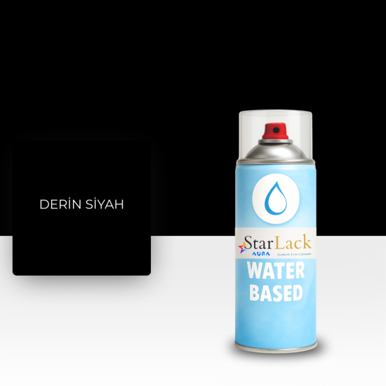 STARLACK AURA DERİN SİYAH SPREY BOYA 400 ML STARLACK AURA DERİN SİYAH SPREY BOYA 400 ML