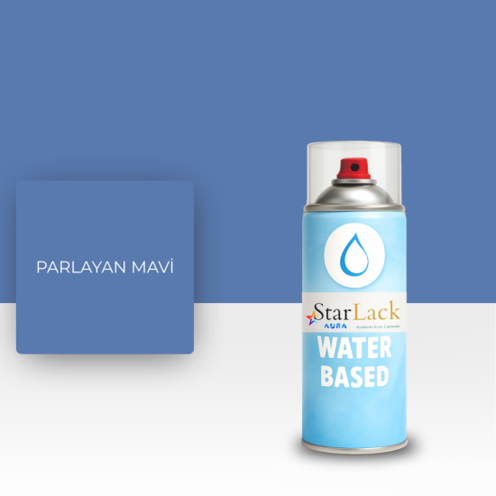 STARLACK AURA PARLAYAN MAVİ SPREY BOYA 400 ML STARLACK AURA PARLAYAN MAVİ SPREY BOYA 400 ML