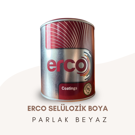 ERCO SELÜLOZİK BOYA PARLAK BEYAZ 0,750 KG/ 2,5 KG ERCO SELÜLOZİK BOYA PARLAK BEYAZ 0,750 KG/ 2,5 KG