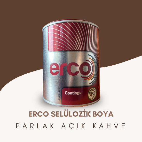 ERCO SELÜLOZİK BOYA PARLAK AÇIK KAHVE 0,750 KG/ 2,5 KG ERCO SELÜLOZİK BOYA PARLAK AÇIK KAHVE 0,750 KG/ 2,5 KG