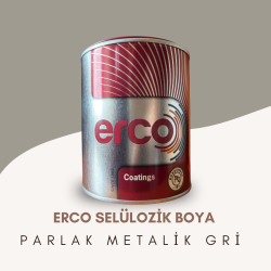 ERCO SELÜLOZİK BOYA PARLAK METALİK GRİ 0,750 KG/ 2,5 KG 