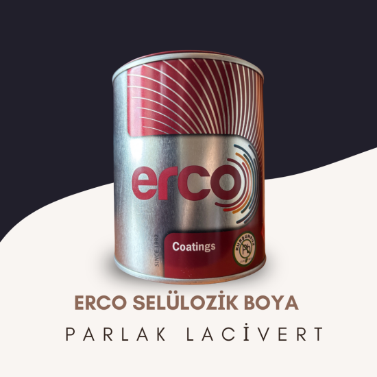 ERCO SELÜLOZİK BOYA PARLAK LACİVERT   0,750 KG/ 2,5 KG 