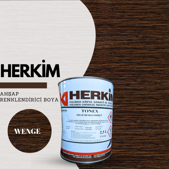 HERKİM TONEX AHŞAP RENKLENDİRİCİ WENGE BOYA 2,5 LT HERKİM TONEX AHŞAP RENKLENDİRİCİ WENGE BOYA 2,5 LT