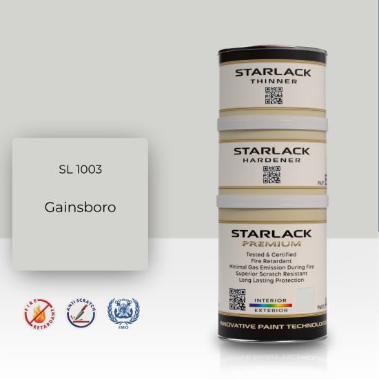 STARLACK GAİNSBORO BOYA 1,5 LT STARLACK GAİNSBORO BOYA 1,5 LT
