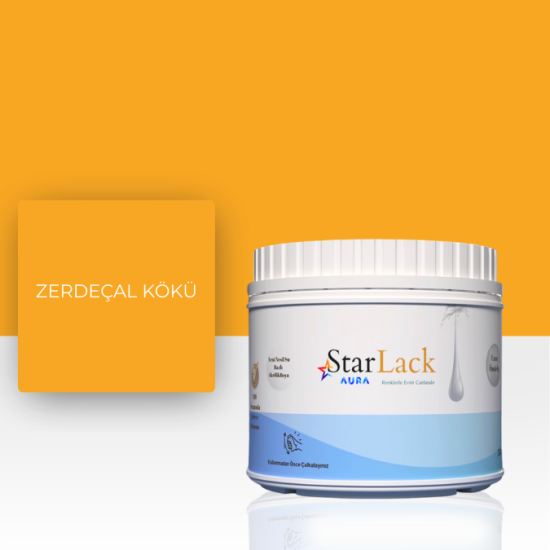 STARLACK AURA BOYA ZERDEÇAL KÖKÜ 250ML-500ML-1000ML STARLACK AURA BOYA ZERDEÇAL KÖKÜ 250ML-500ML-1000ML