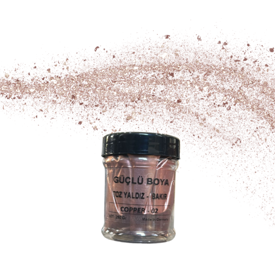 TOZ YALDIZ BAKIR COPPER 02 0,250 GR - 1kg TOZ YALDIZ BAKIR COPPER 02 0,250 GR - 1kg
