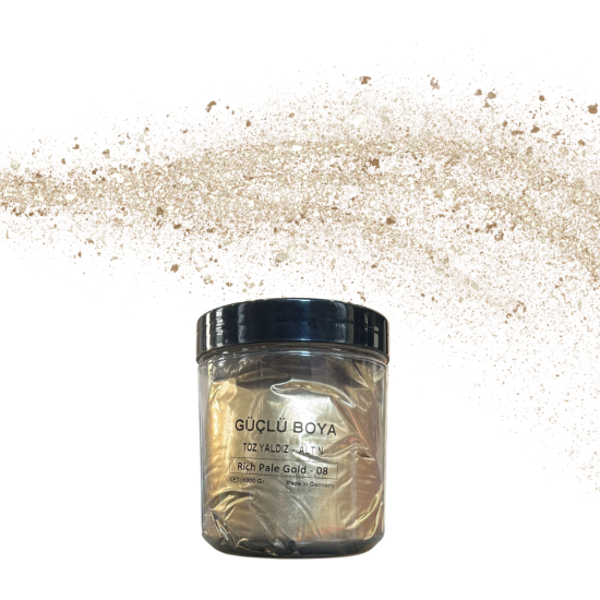 RICH PALE GOLD -08 ALTIN SARI TOZ 0,25 GR - 1kg RICH PALE GOLD -08 ALTIN SARI TOZ 0,25 GR - 1kg