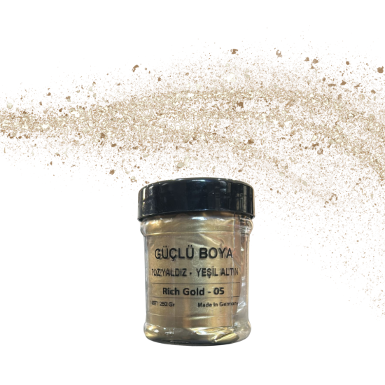 RICH GOLD -05 YEŞİL ALTIN TOZ 0,25 GR - 1kg RICH GOLD -05 YEŞİL ALTIN TOZ 0,25 GR - 1kg