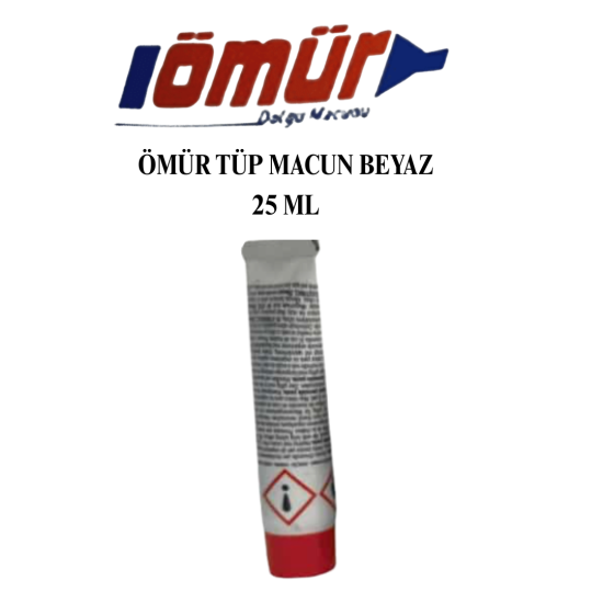 ÖMÜR TÜP MACUN BEYAZ 25 ML ÖMÜR TÜP MACUN BEYAZ 25 ML