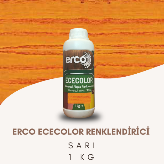 ERCO ECECOLOR RENKLENDİRİCİ SARI 1 KG ERCO ECECOLOR RENKLENDİRİCİ SARI 1 KG