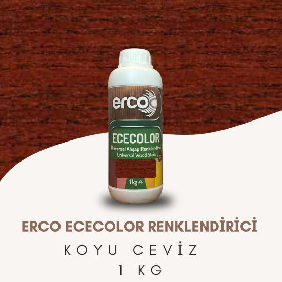 ERCO ECECOLOR RENKLENDİRİCİ KOYU CEVİZ 1 KG ERCO ECECOLOR RENKLENDİRİCİ KOYU CEVİZ 1 KG