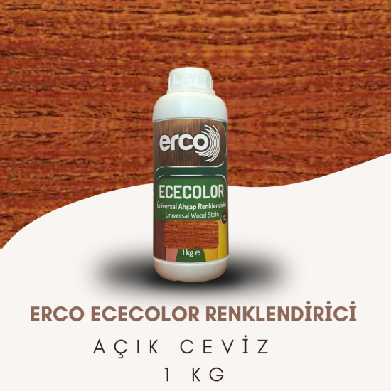 ERCO ECECOLOR RENKLENDİRİCİ AÇIK CEVİZ 1 KG ERCO ECECOLOR RENKLENDİRİCİ AÇIK CEVİZ 1 KG