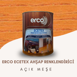 ERCO ECETEX AHŞAP RENKLENDİRİCİ AÇIK MEŞE  0,750 LT/ 2,5 LT