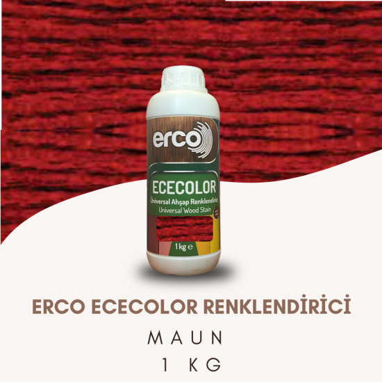 ERCO ECECOLOR RENKLENDİRİCİ MAUN 1 KG ERCO ECECOLOR RENKLENDİRİCİ MAUN 1 KG