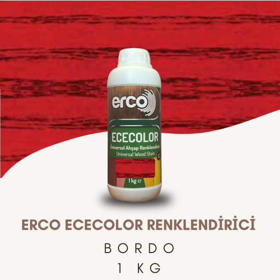 ERCO ECECOLOR RENKLENDİRİCİ BORDO 1 KG ERCO ECECOLOR RENKLENDİRİCİ BORDO 1 KG
