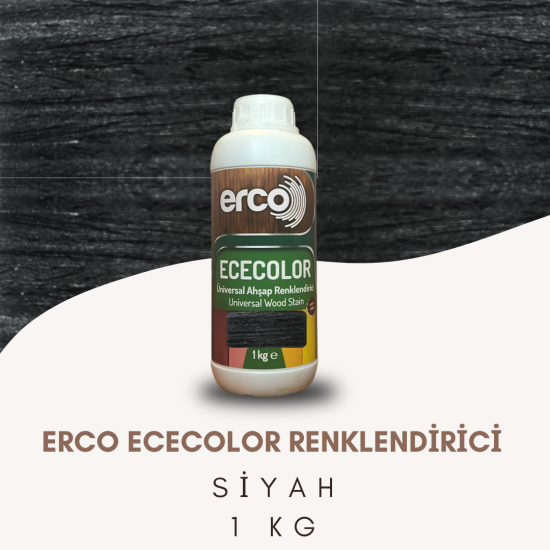 ERCO ECECOLOR RENKLENDİRİCİ SİYAH 1 KG ERCO ECECOLOR RENKLENDİRİCİ SİYAH 1 KG