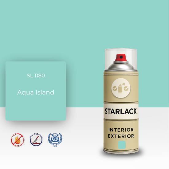 STARLACK SL 1180 AQUA ISLAND SPREY BOYA 400 ML STARLACK SL 1180 AQUA ISLAND SPREY BOYA 400 ML