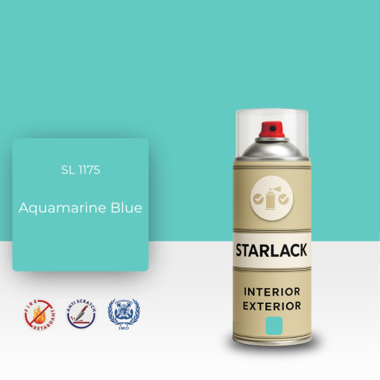 STARLACK SL 1175 AQUAMARİNE BLUE SPREY BOYA 400 ML STARLACK SL 1175 AQUAMARİNE BLUE SPREY BOYA 400 ML