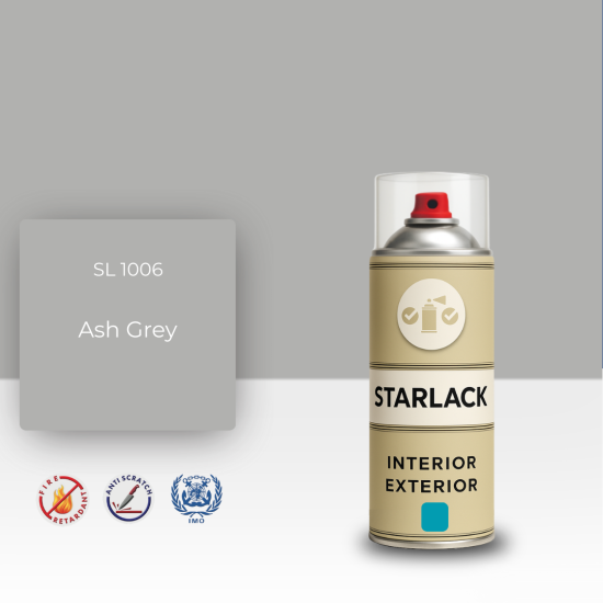 STARLACK SL 1006 ASH GREY SPREY BOYA 400 ML STARLACK SL 1006 ASH GREY SPREY BOYA 400 ML