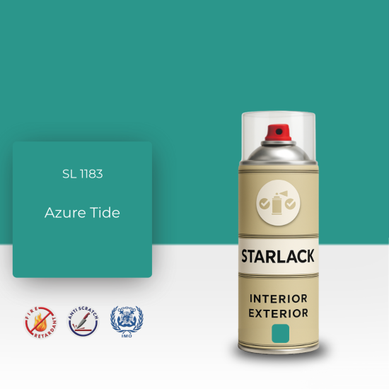 STARLACK SL 1183 AZURE TİDE SPREY BOYA 400 ML STARLACK SL 1183 AZURE TİDE SPREY BOYA 400 ML