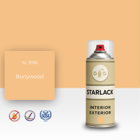 STARLACK SL 1036 BURLYWOOD SPREY BOYA 400 ML STARLACK SL 1036 BURLYWOOD SPREY BOYA 400 ML