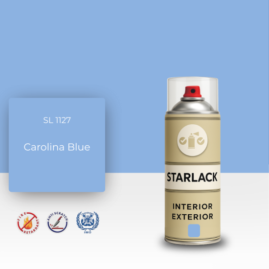 STARLACK SL 1127 CAROLİNA BLUE SPREY BOYA 400 ML STARLACK SL 1127 CAROLİNA BLUE SPREY BOYA 400 ML
