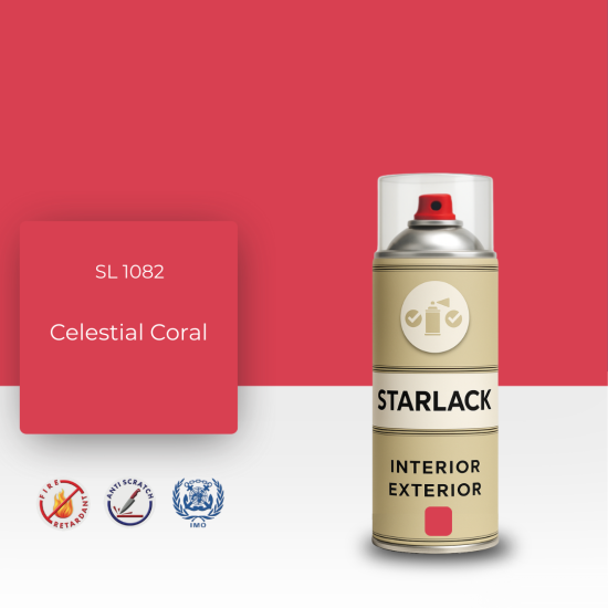 STARLACK SL 1082 CELESTİAL CORAL SPREY BOYA 400 ML STARLACK SL 1082 CELESTİAL CORAL SPREY BOYA 400 ML