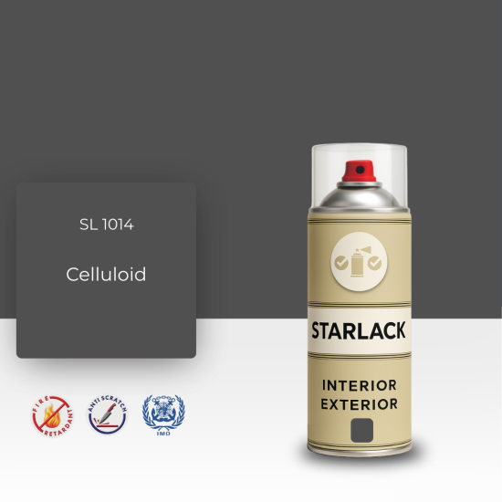 STARLACK SL 1014 CELLULOİD SPREY BOYA 400 ML STARLACK SL 1014 CELLULOİD SPREY BOYA 400 ML