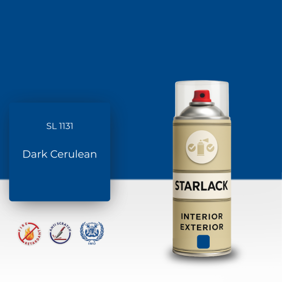 STARLACK SL 1131 DARK CERULEAN SPREY BOYA 400 ML STARLACK SL 1131 DARK CERULEAN SPREY BOYA 400 ML