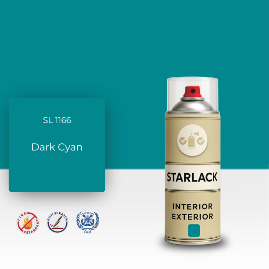 STARLACK SL 1166 DARK CYAN SPREY BOYA 400 ML STARLACK SL 1166 DARK CYAN SPREY BOYA 400 ML