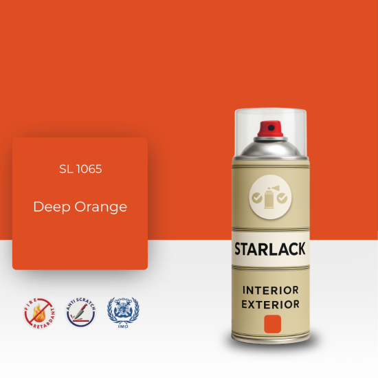 STARLACK SL 1065 DEEP ORANGE SPREY BOYA 400 ML STARLACK SL 1065 DEEP ORANGE SPREY BOYA 400 ML