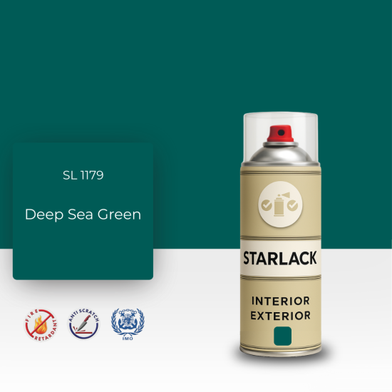 STARLACK SL 1179 DEEP SEA GREEN SPREY BOYA 400 ML STARLACK SL 1179 DEEP SEA GREEN SPREY BOYA 400 ML