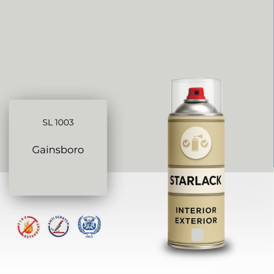 STARLACK SL 1003 GAİNSBORO SPREY BOYA 400 ML STARLACK SL 1003 GAİNSBORO SPREY BOYA 400 ML