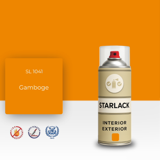 STARLACK SL 1041 GAMBOGE SPREY BOYA 400 ML STARLACK SL 1041 GAMBOGE SPREY BOYA 400 ML